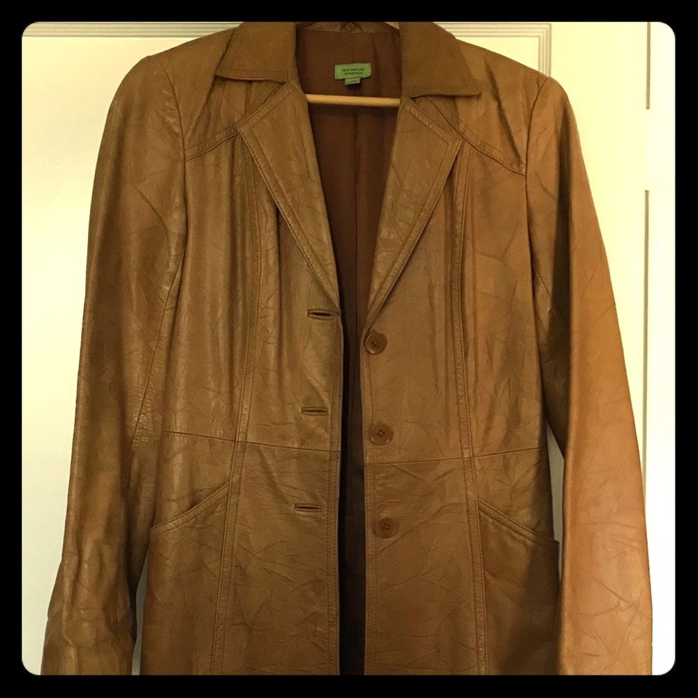 Leather Jacket By John Carlisle Essentials